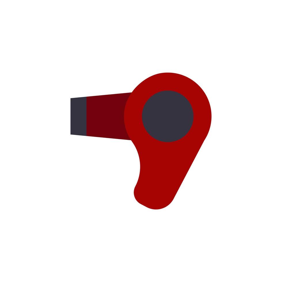 vector de secador de pelo para presentación de icono de símbolo de sitio web