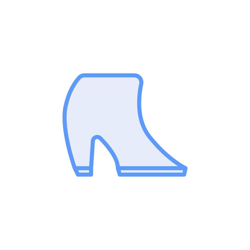 vector de botas para la presentación del icono del símbolo del sitio web