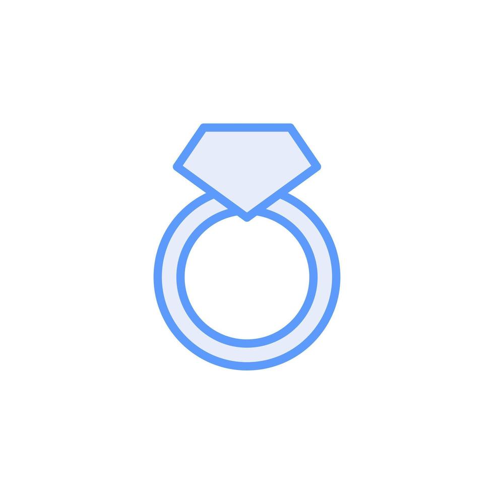 diamond ring vector for website symbol icon presentation