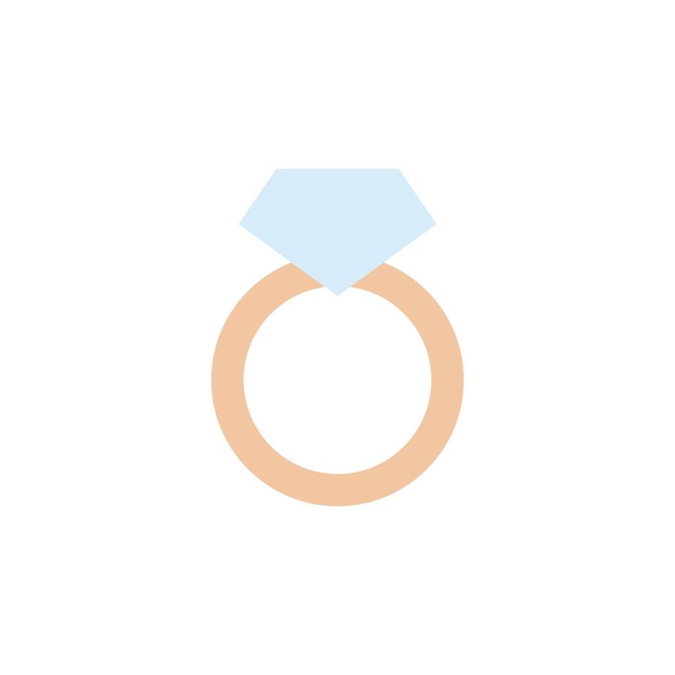 diamond ring vector for website symbol icon presentation