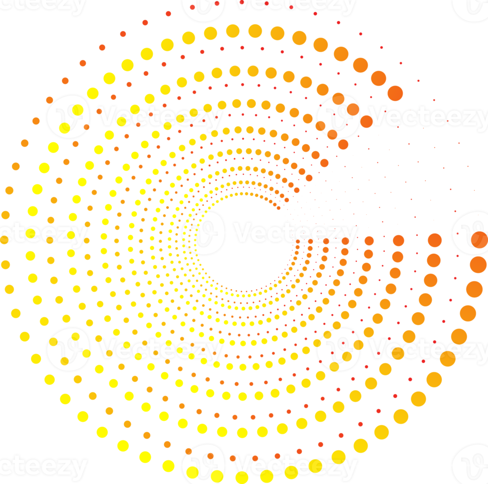 modèle de site web de fond abstrait décoratif à la mode dégradé comique point rond png