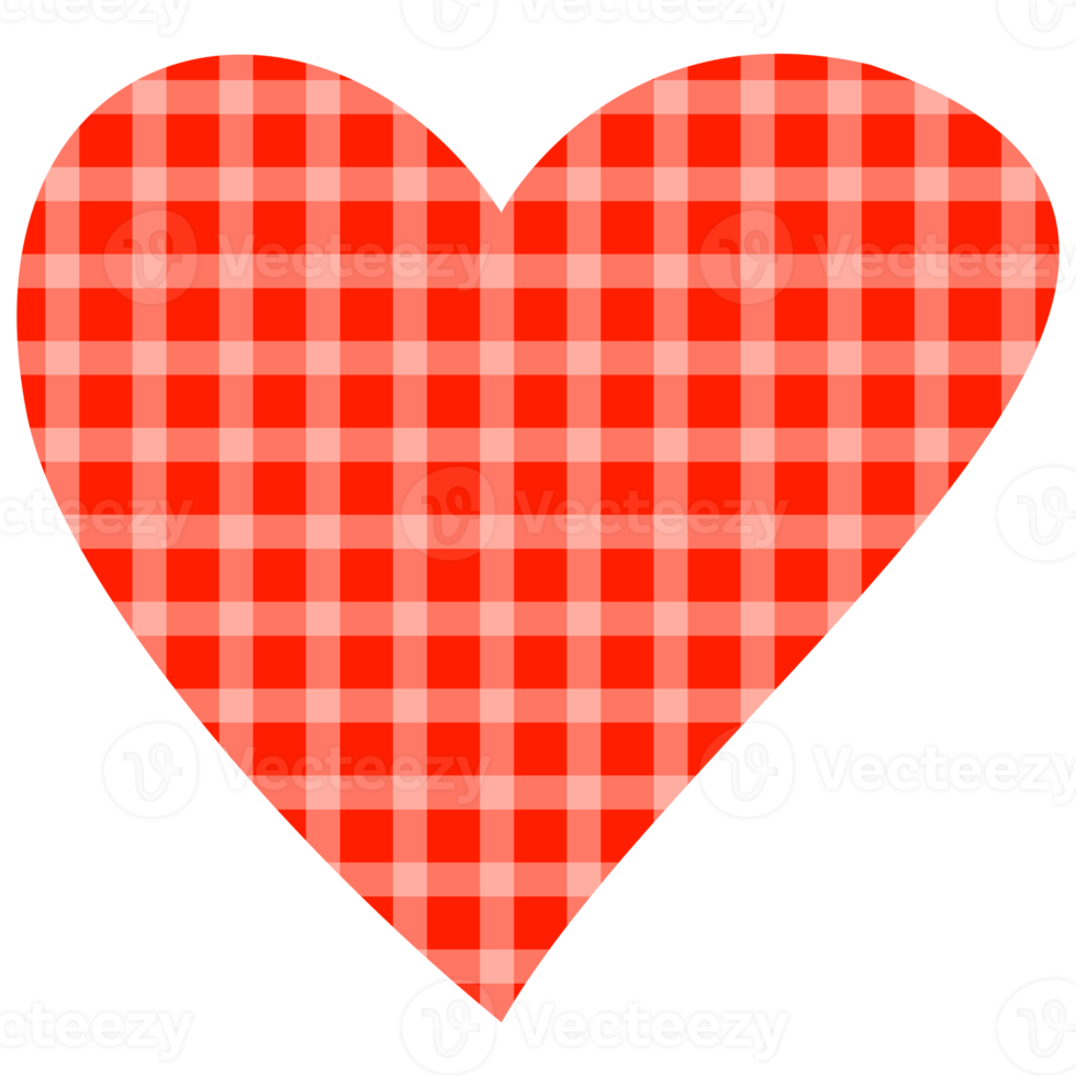 Red heart icon symbol for valentines day png