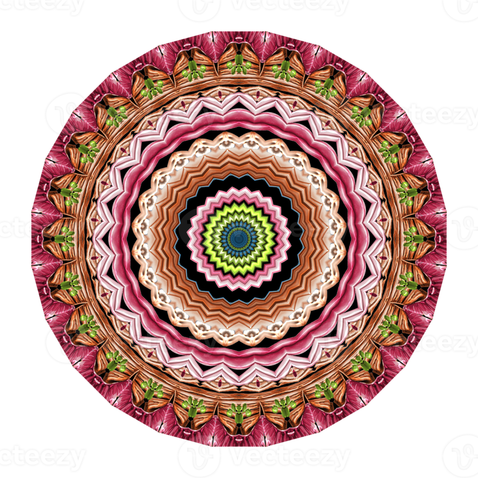 abstraktes Mandala-Muster, Mandala-Textur-Hintergrund, digital gemaltes Mandala-Muster png