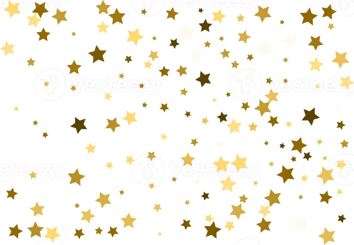 Random falling gold stars. png