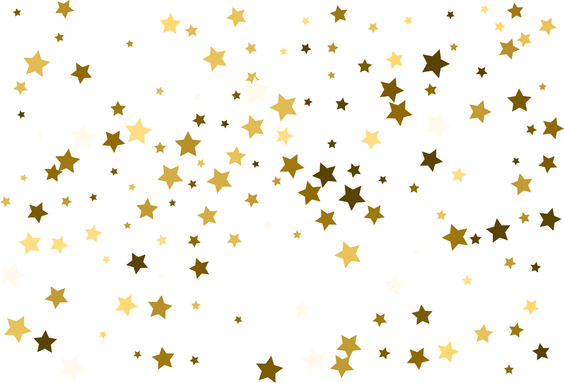 Random falling gold stars. 17229487 PNG