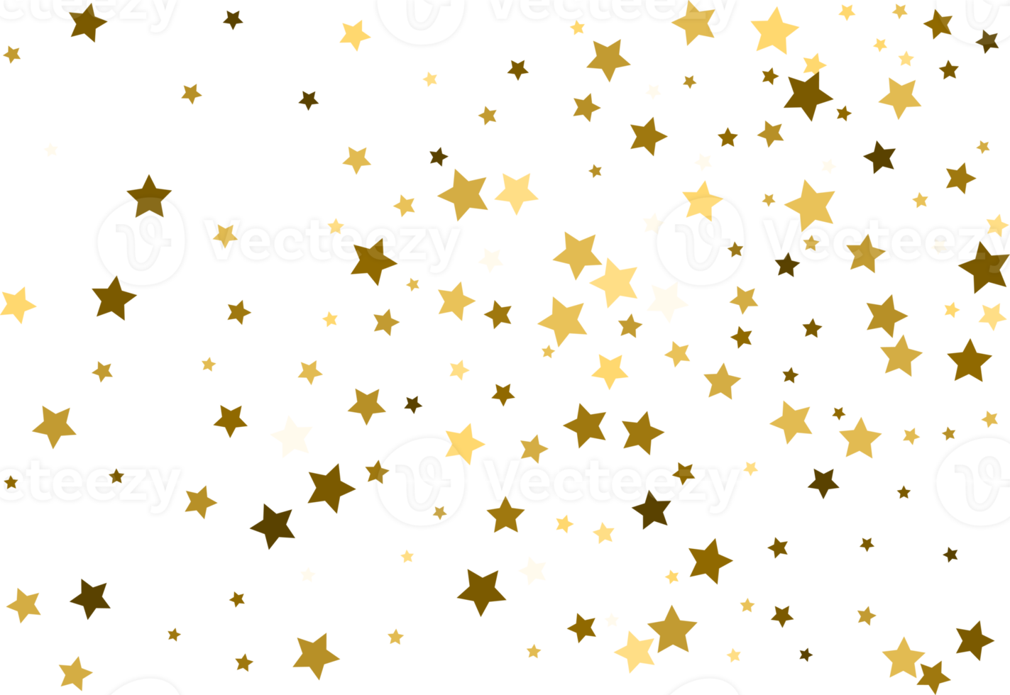 Random falling gold stars. png