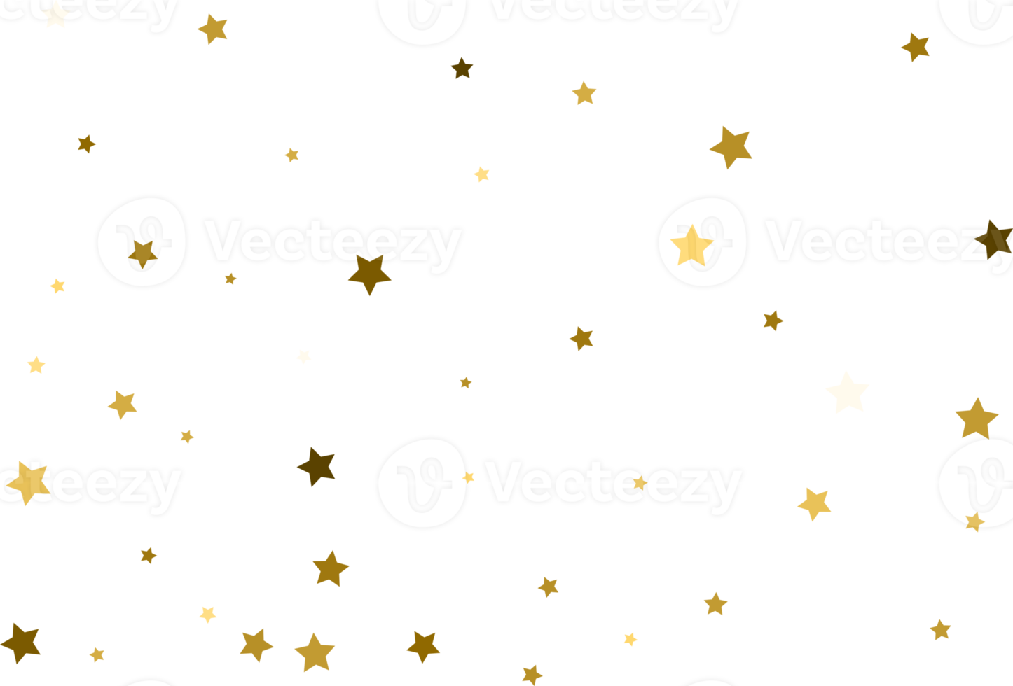 Random falling gold stars. png