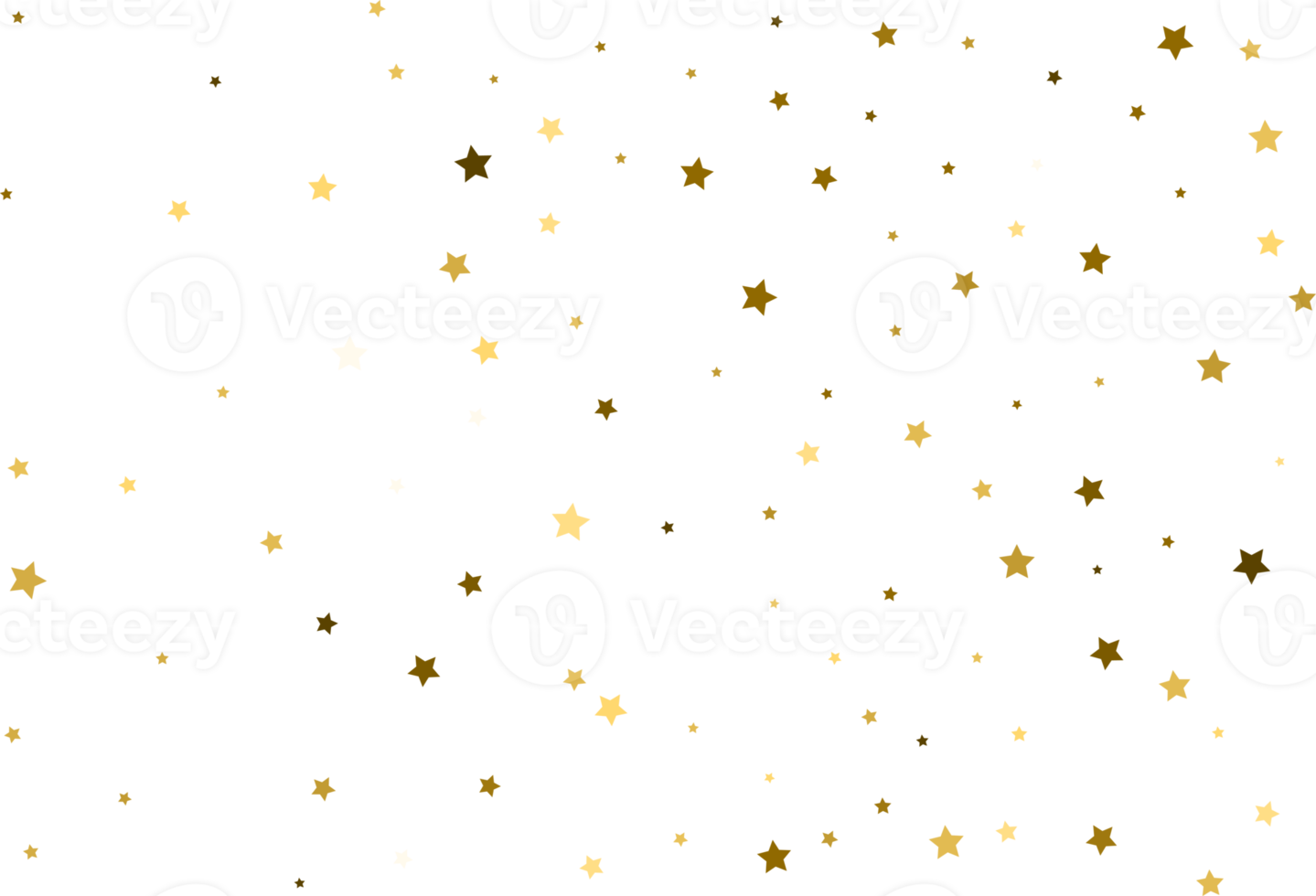 Random falling gold stars. png