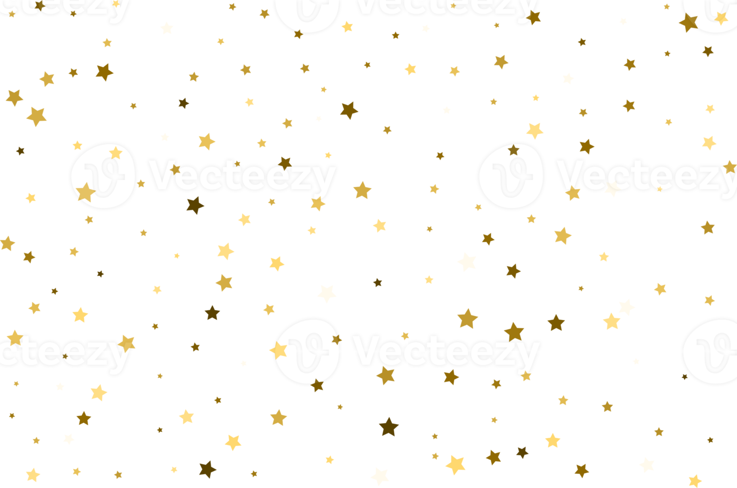 Random falling gold stars. png