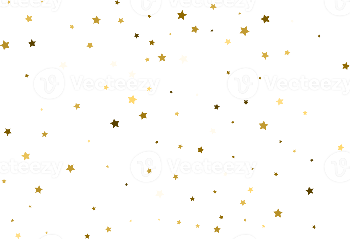Random falling gold stars. png