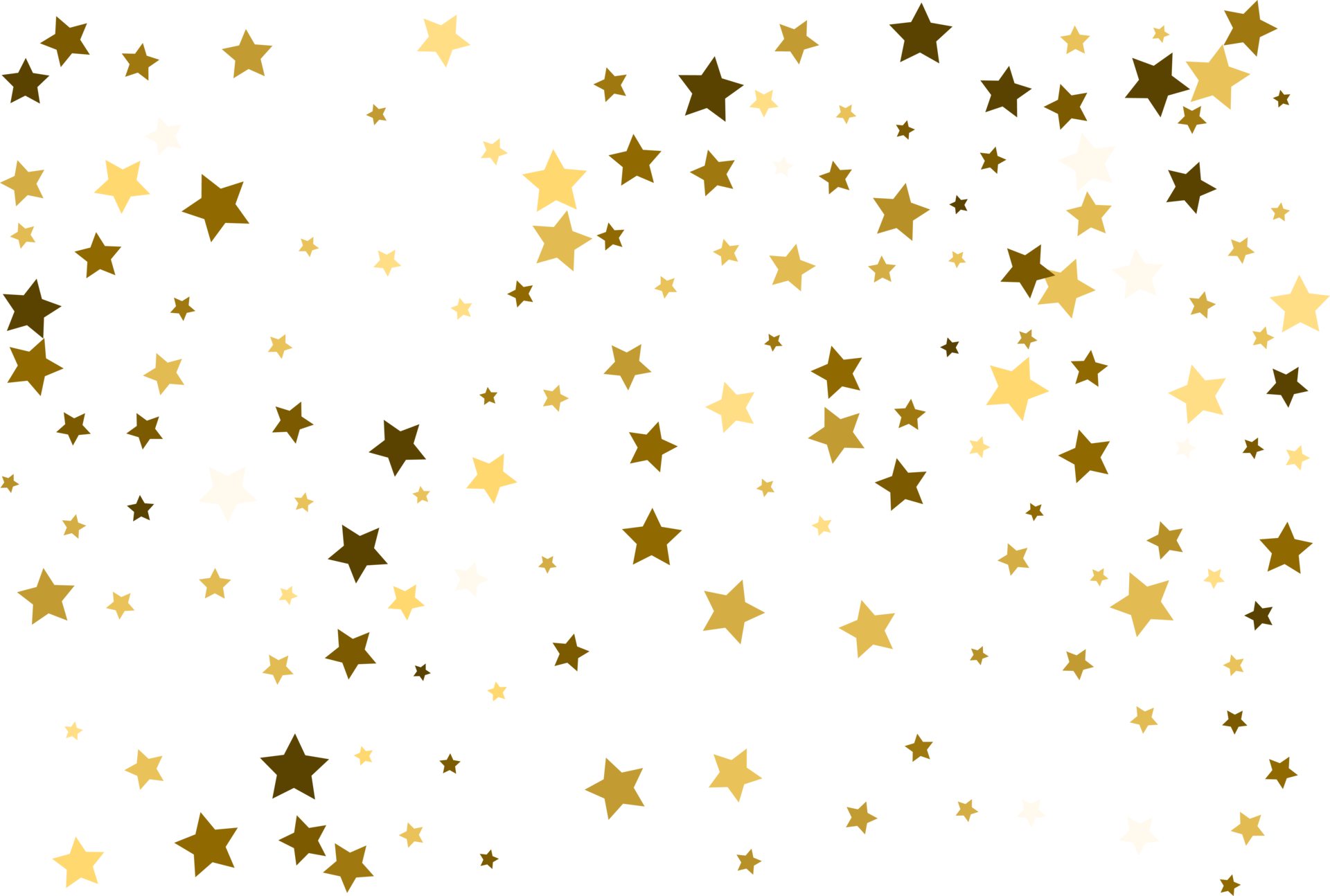 Random falling gold stars. 17229528 PNG