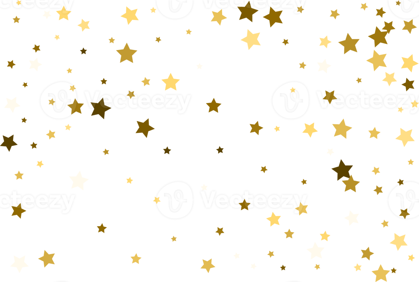 Random falling gold stars. png