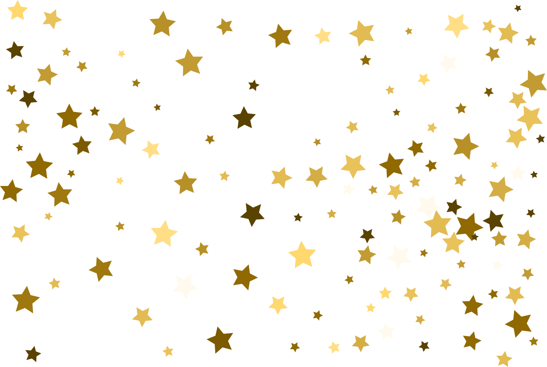 Random falling gold stars. 17229548 PNG