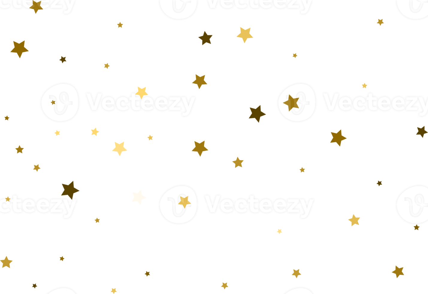 Random falling gold stars. png