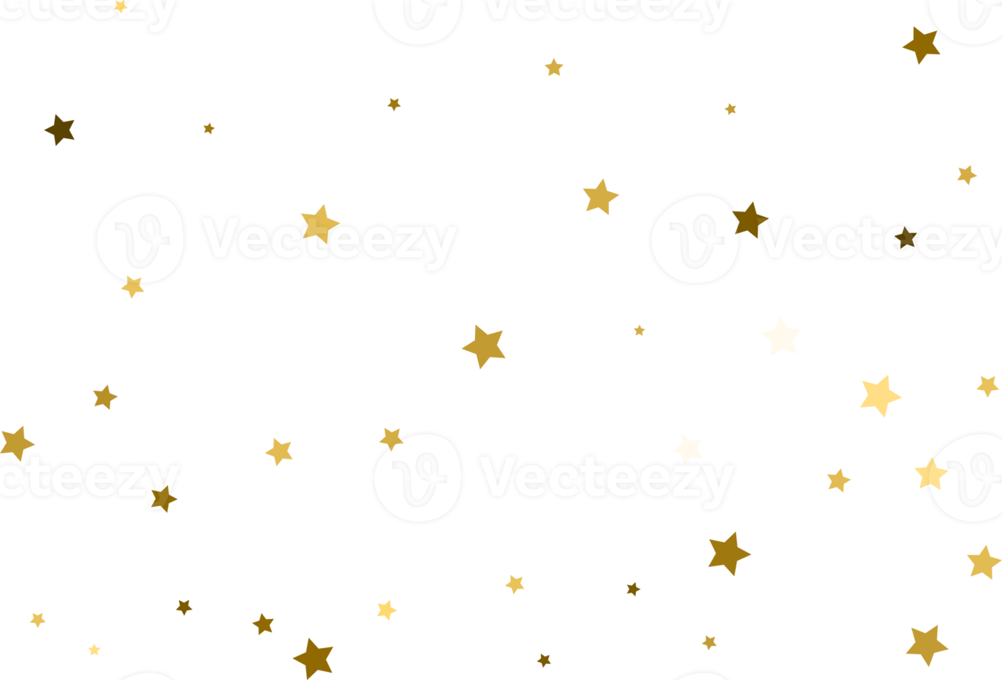 Random falling gold stars. png