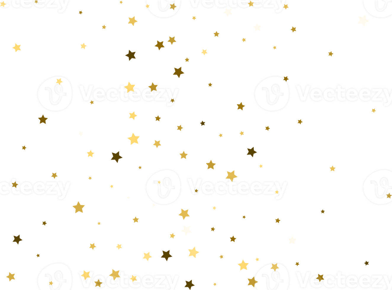 Random falling gold stars. png