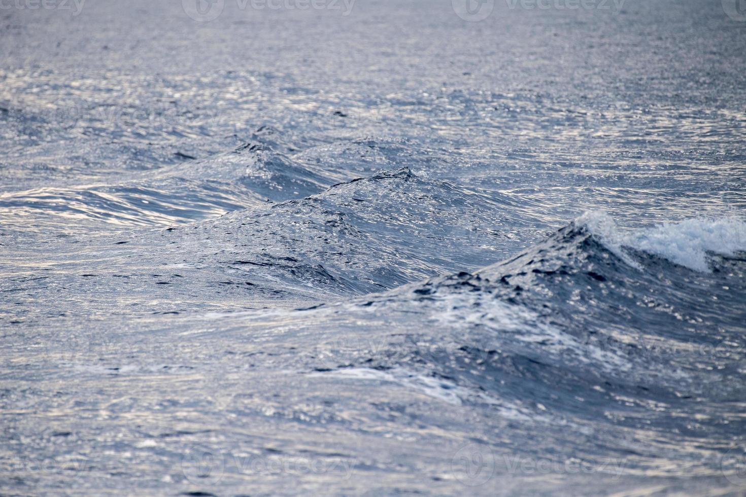 blue sea wave abstract background detail close photo