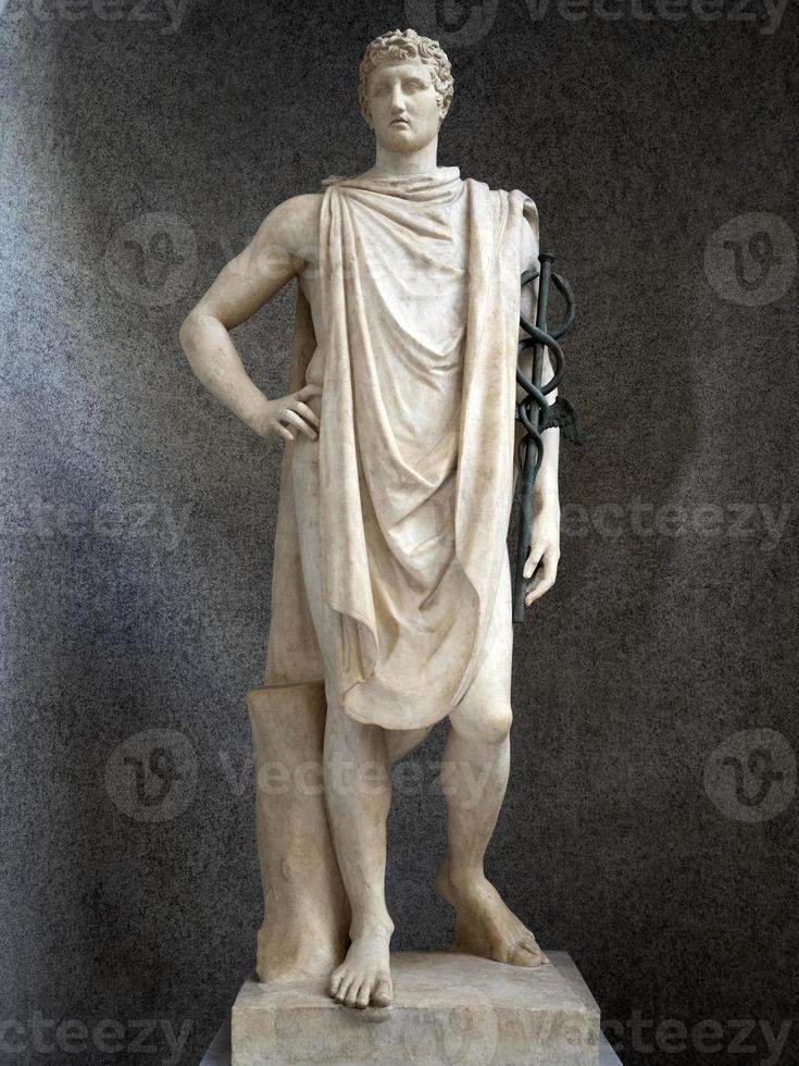 old marble roman figure sculpture statue photo