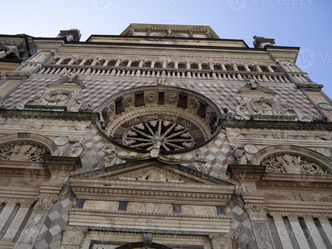 santa maria maggiore church bergamo detail photo