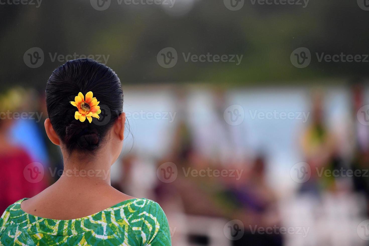 Wedding on tropical paradise sandy beach photo