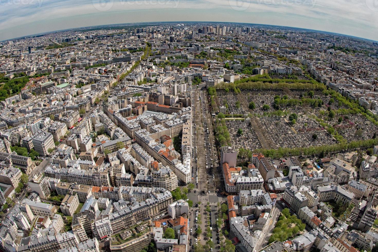 paris building city view aerial landscape from montparnasse photo