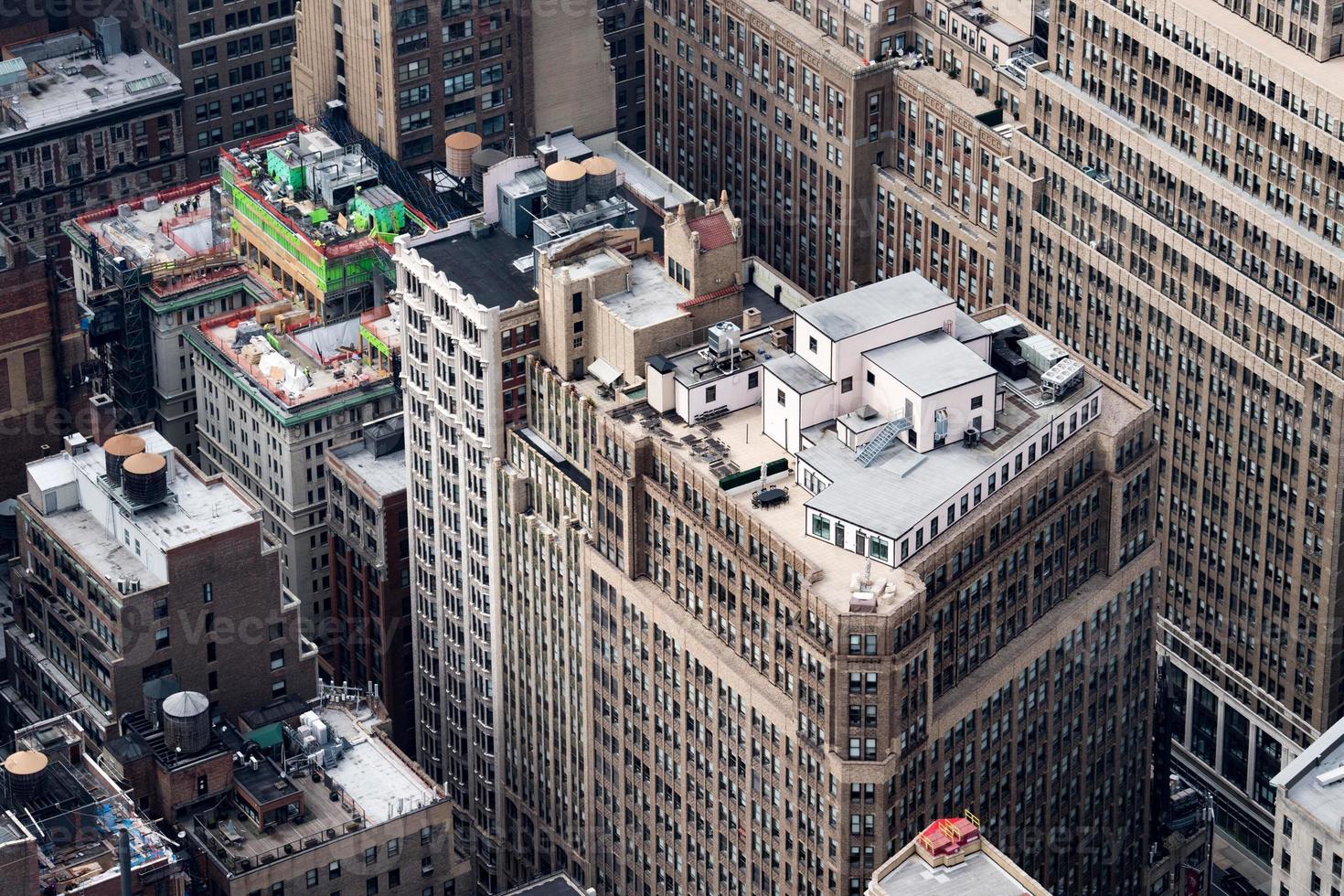 new york Manhattan skyscrapers ceiling aerial view photo