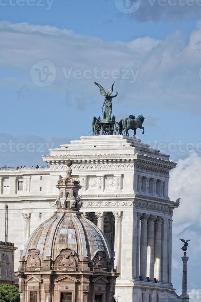 Rome Unknown Soldier monument view from imperial forums photo