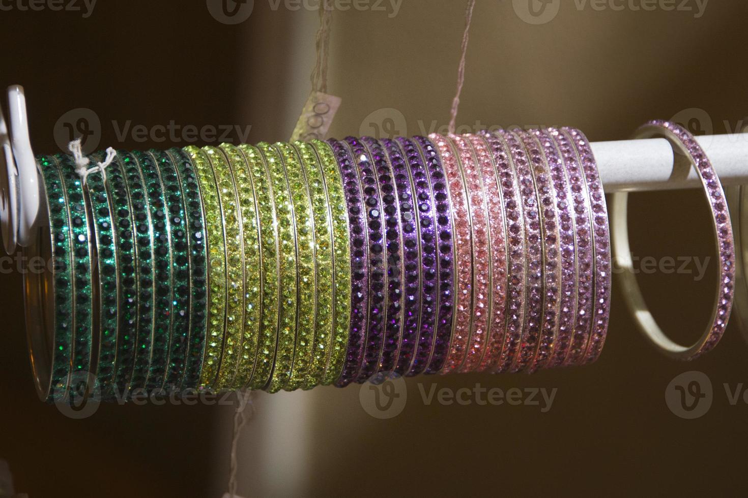 bracelets on stand display photo