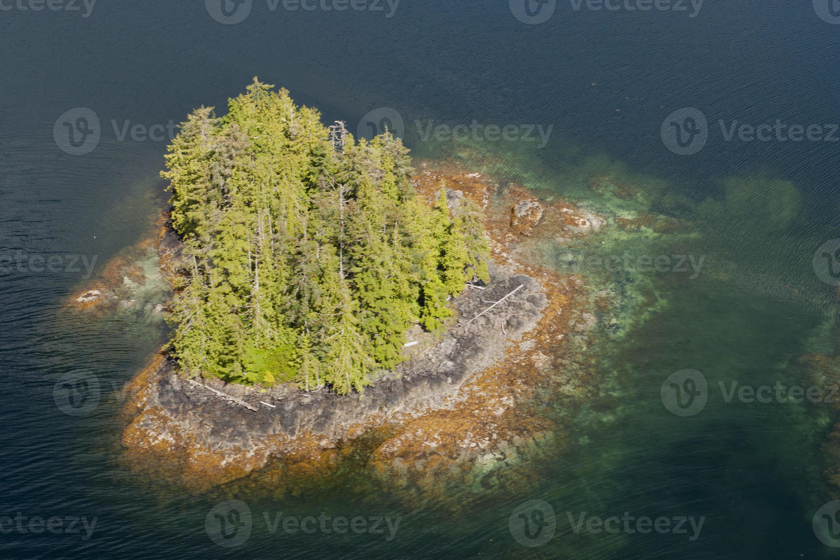 Alaska Prince of Wales island aerial view 17235069 Stock Photo at Vecteezy
