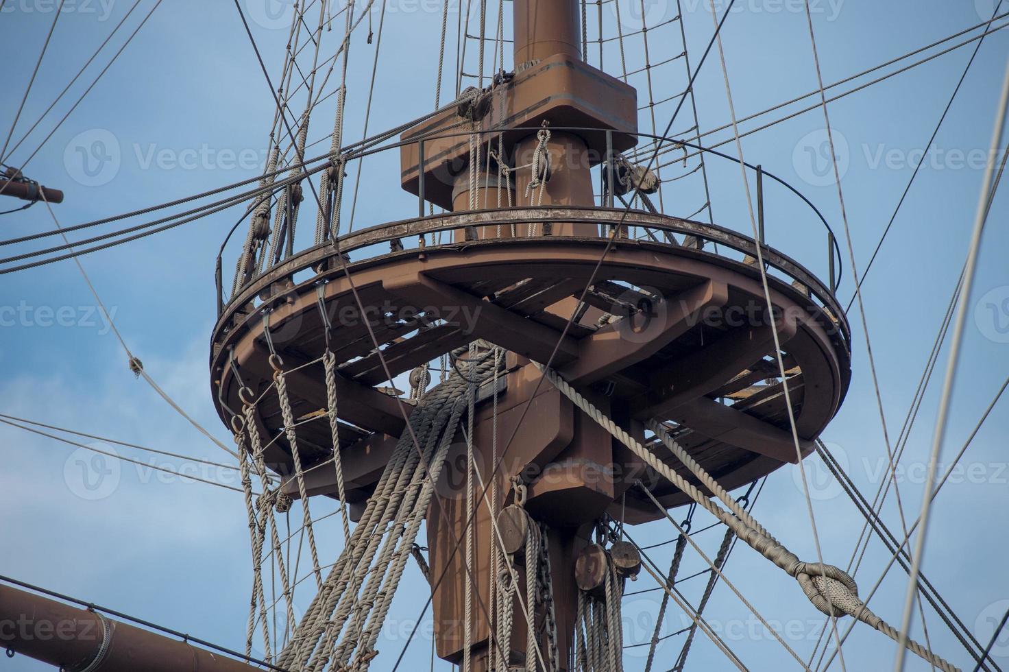detail of a pirate vessel photo