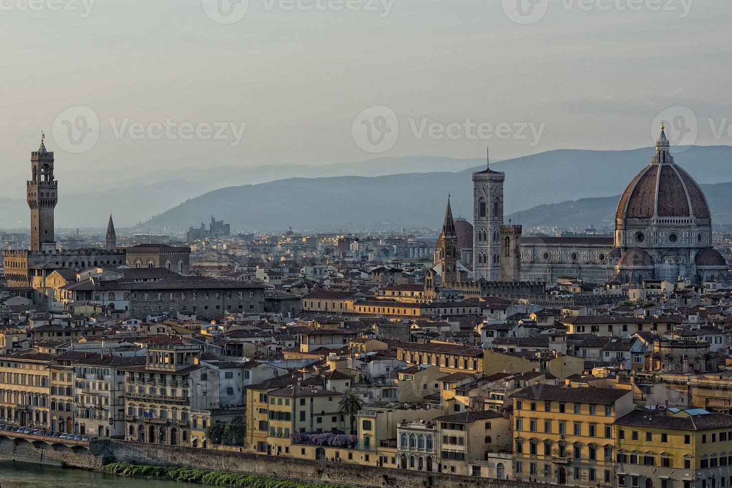 Florence sunset view photo