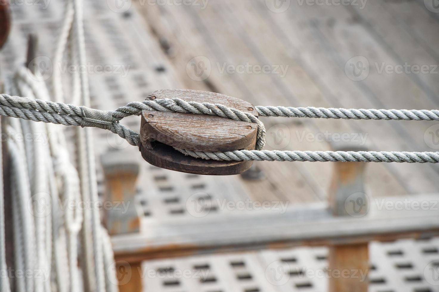 sail ship shrouds and ropes photo