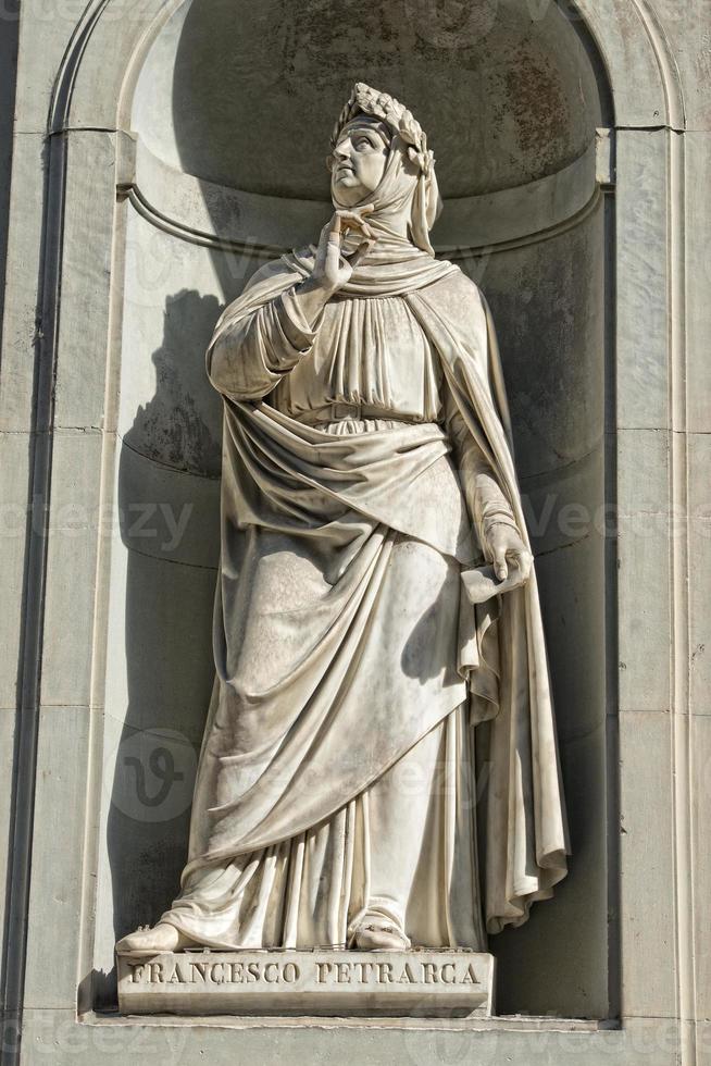 Florence uffizi statue Francesco Petrarca photo