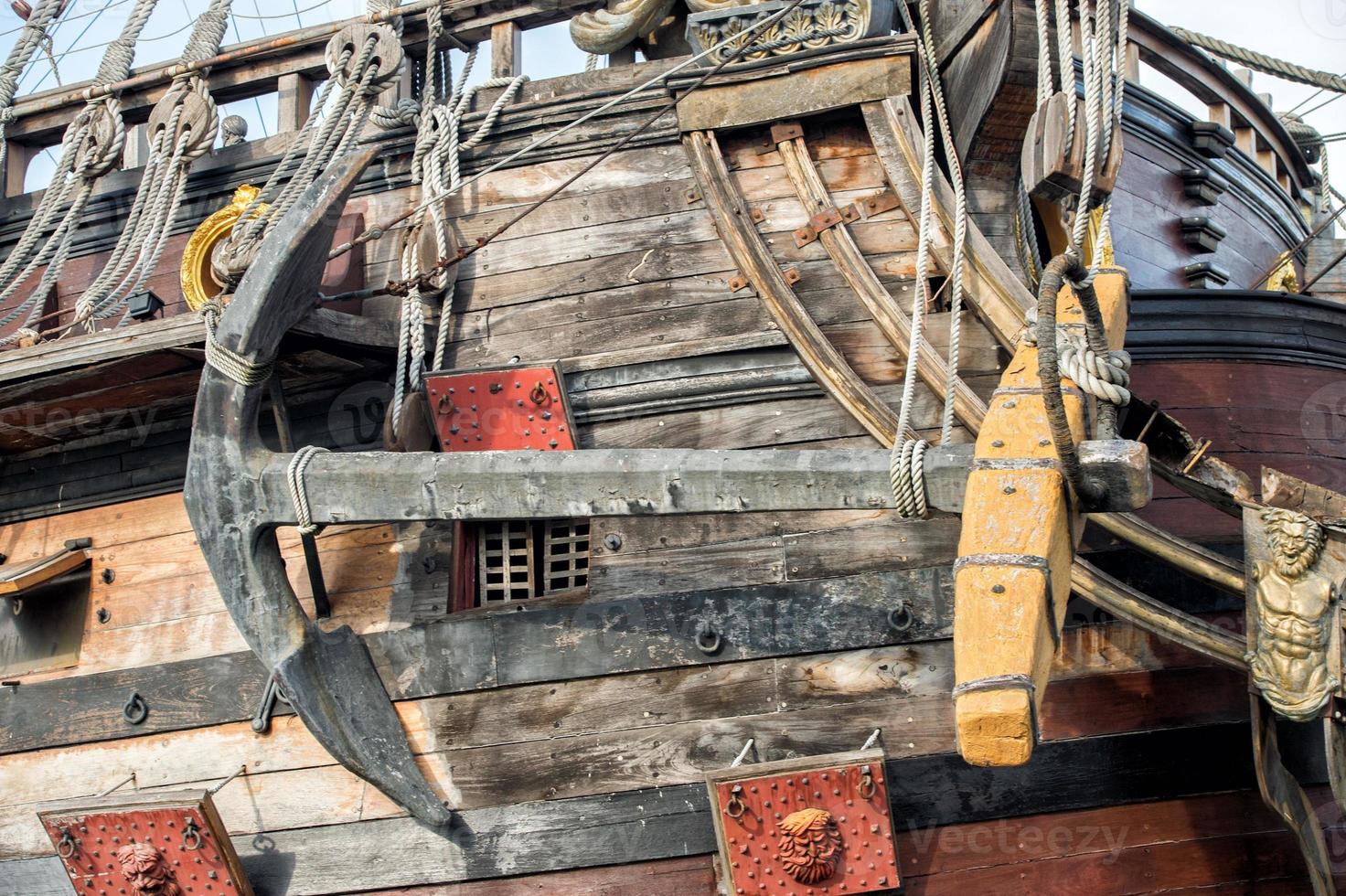 detail of a pirate vessel photo