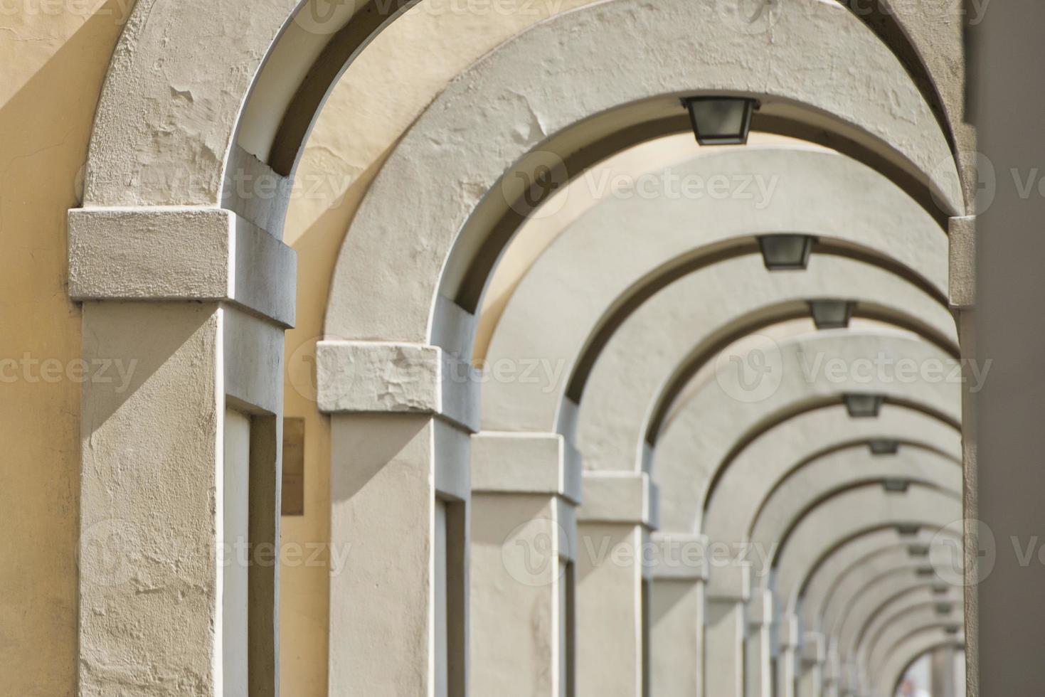 Florence Ponte Vecchio arches way photo