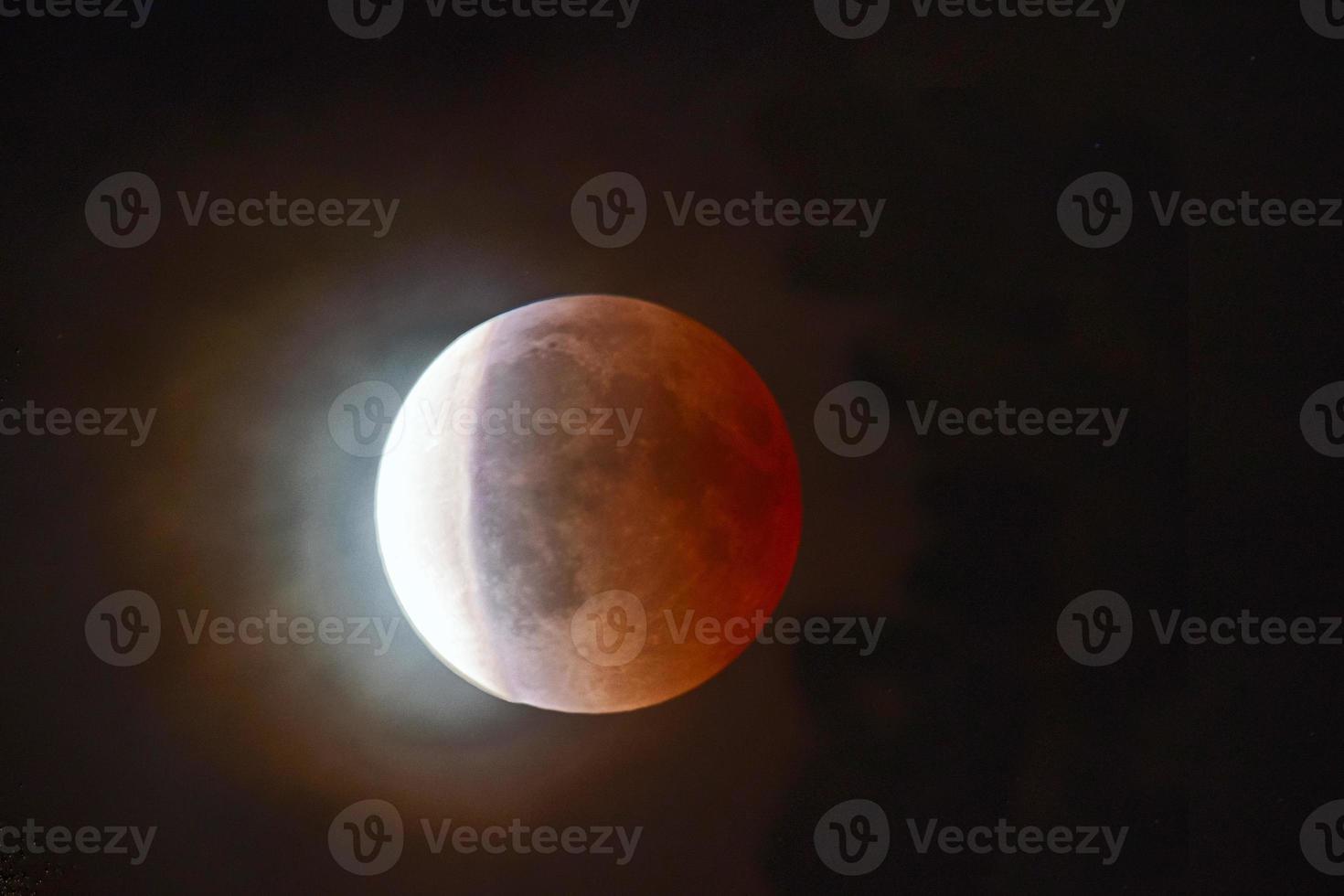 red moon eclipse photo