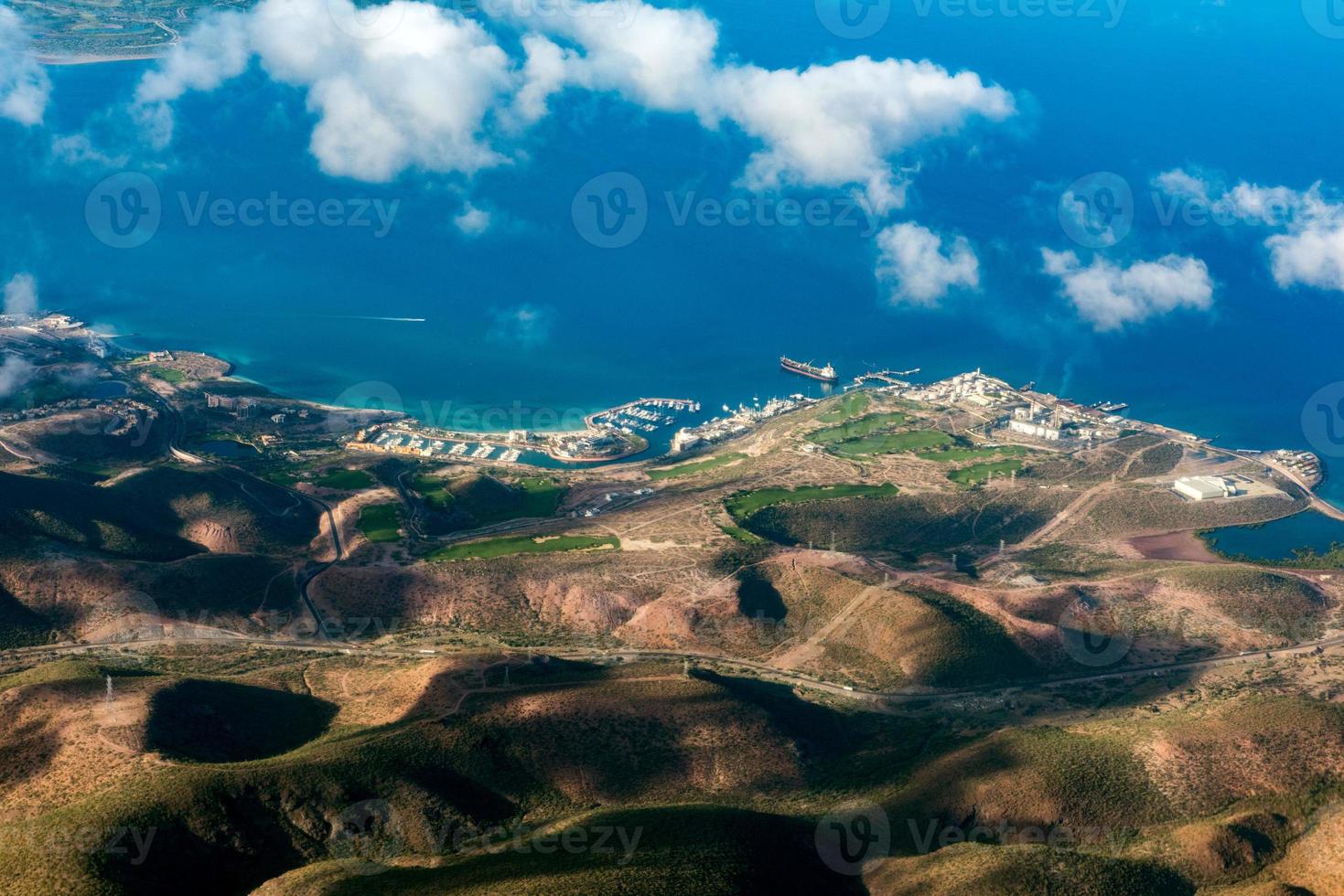 Baja California Sur Mexico aerial view photo