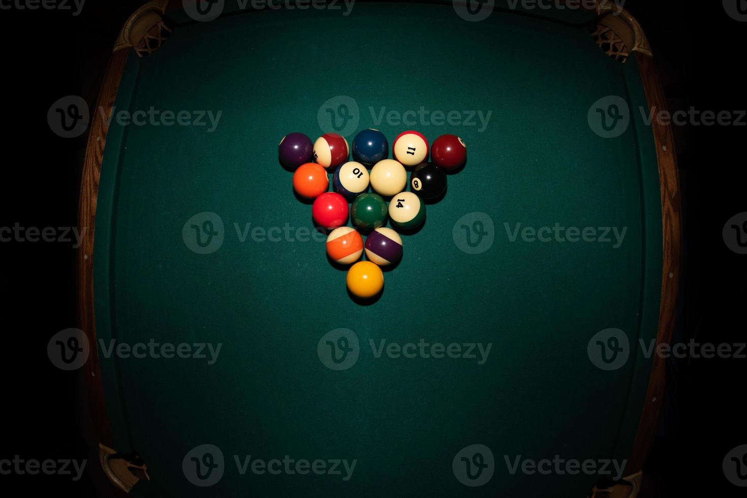 Pool billiard old eight balls table 17238498 Stock Photo at Vecteezy