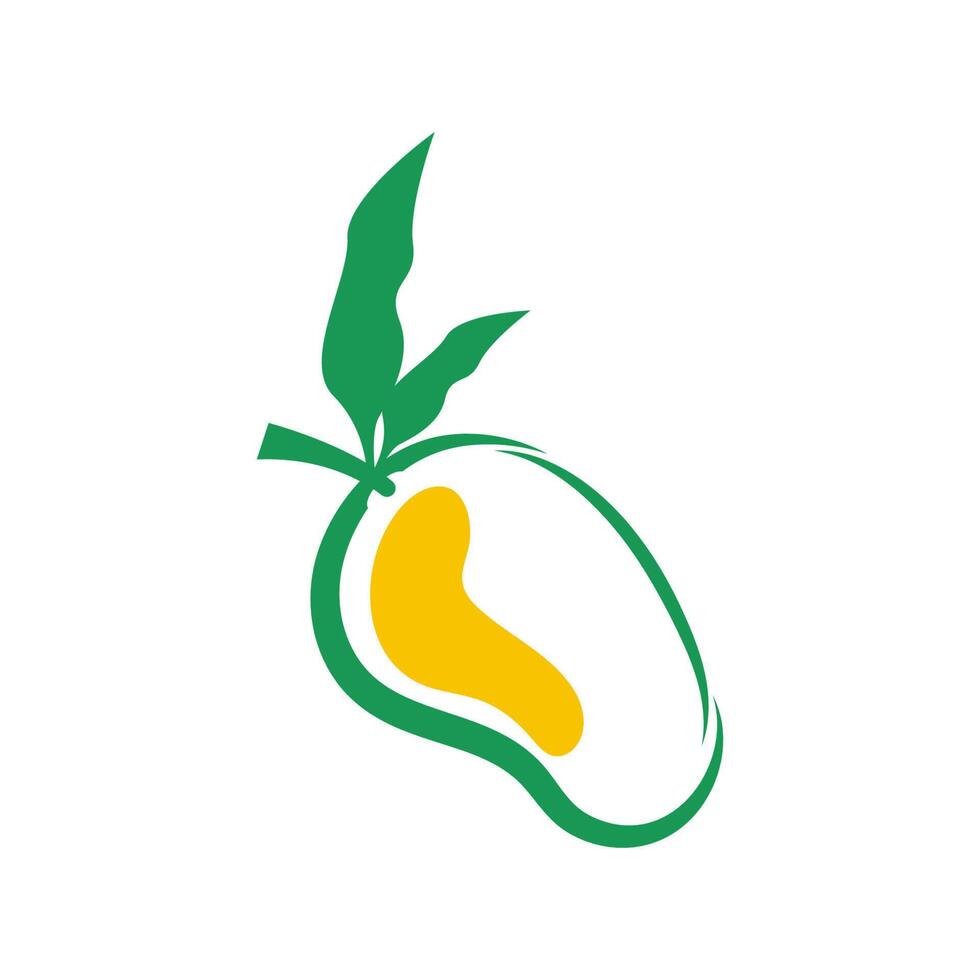 Mango icon logo design vector