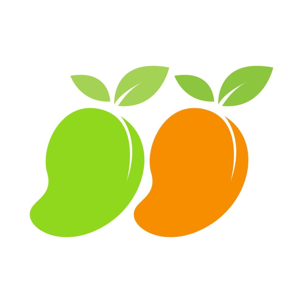 Mango icon logo design vector