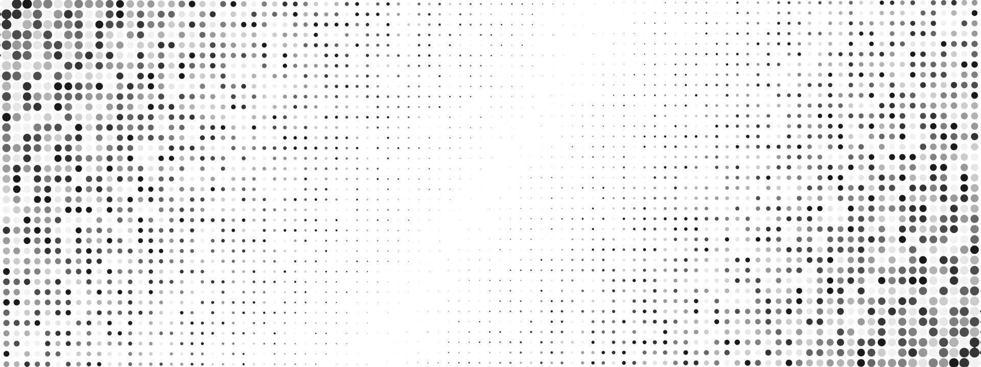 halftone vector background in black and white