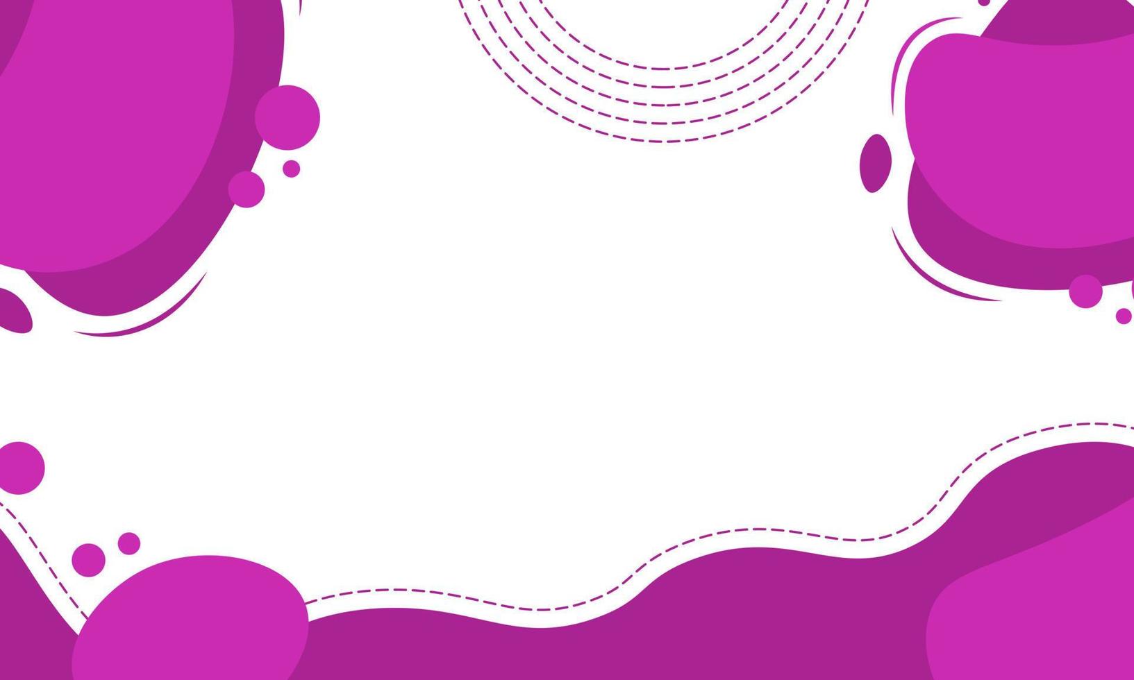 banner de plantilla colorida con color violeta. diseño con forma líquida. eps10 vectoriales vector