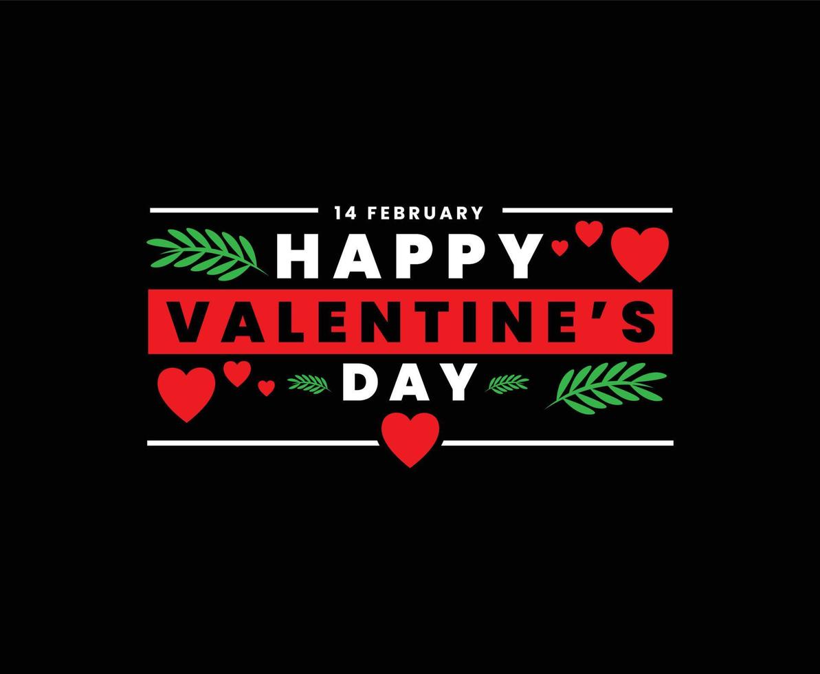 Happy Valentines Day Vector T-shirt Design