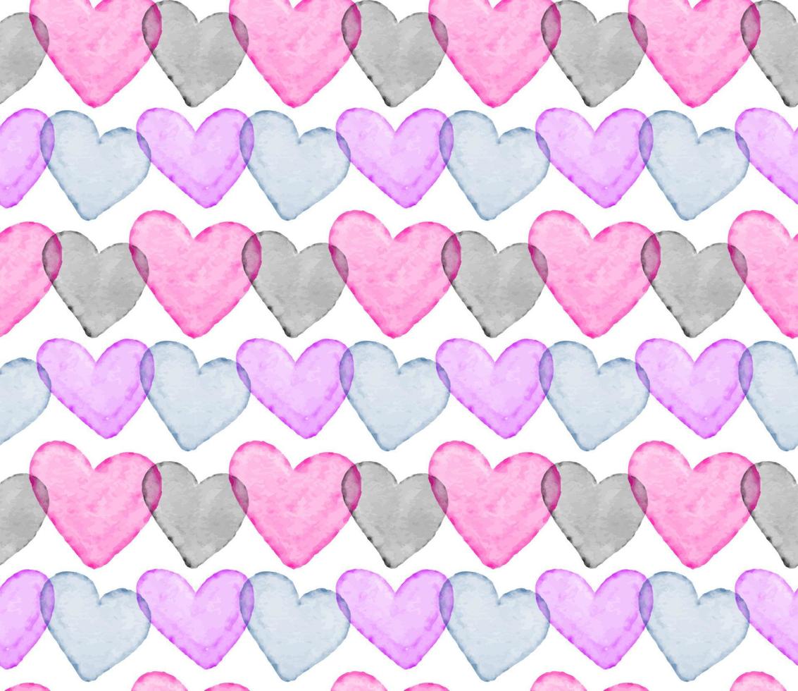 Vector Gradient Mesh Watercolor Drawing Multi Colors Overlapping