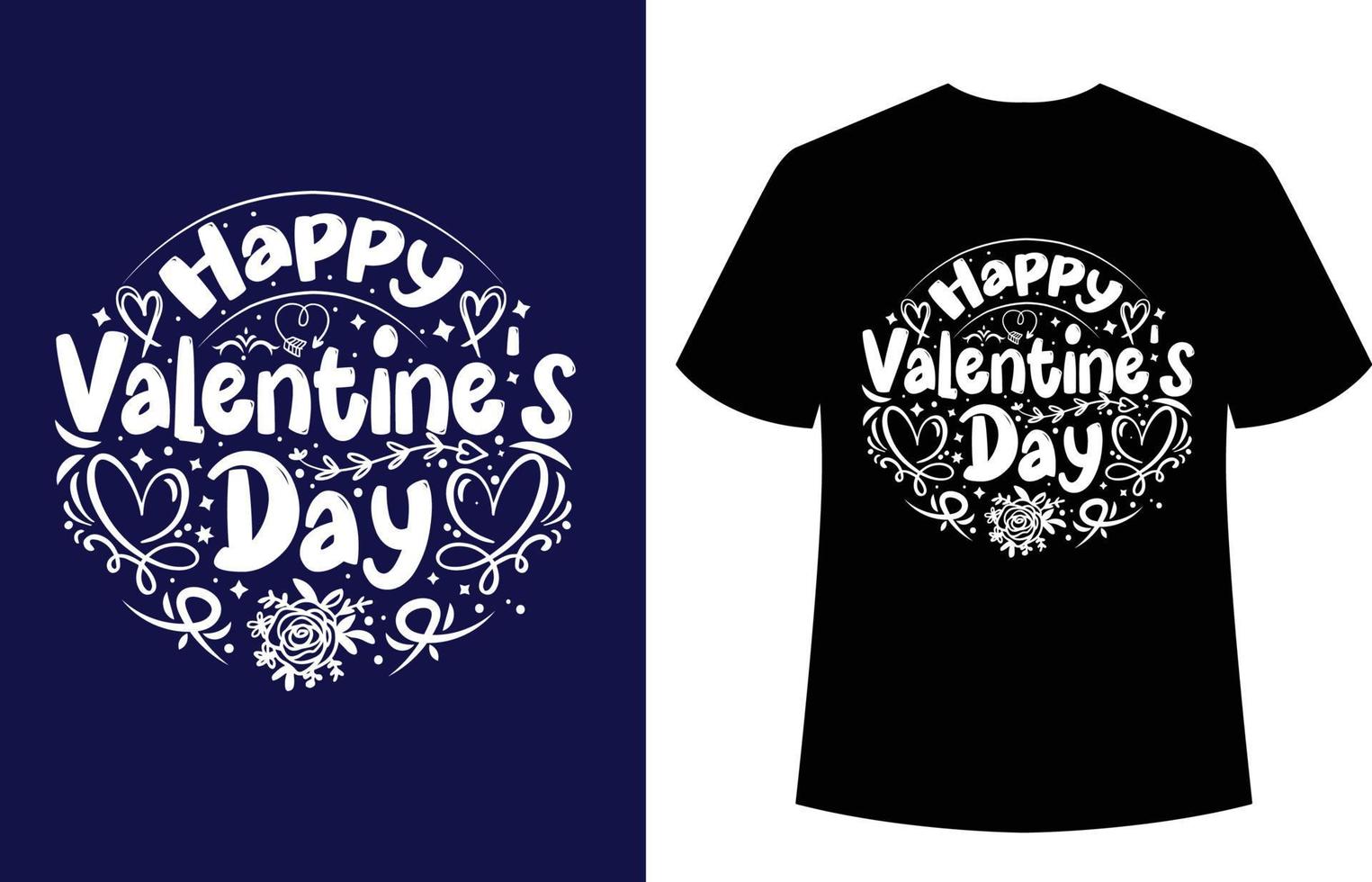 camiseta del día de san valentín con diseño de archivo vectorial vector