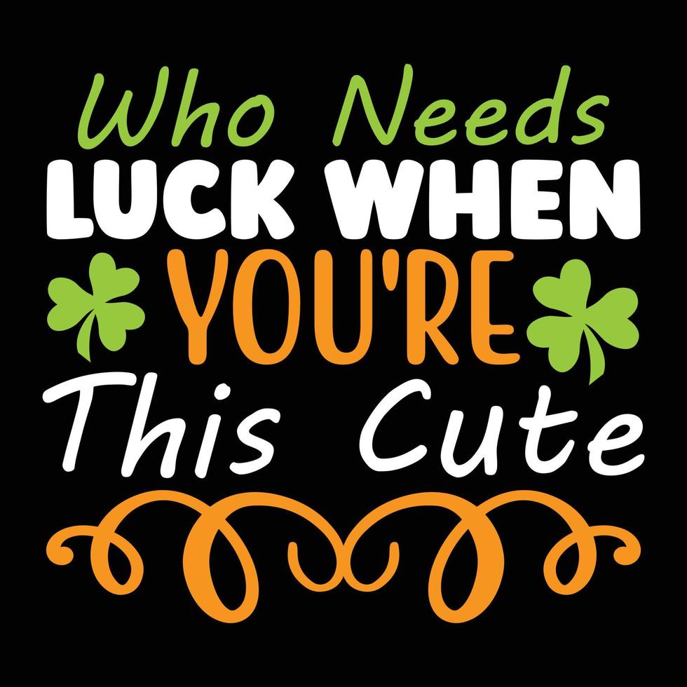 St.patrick's Day Svg Design, vector file.
