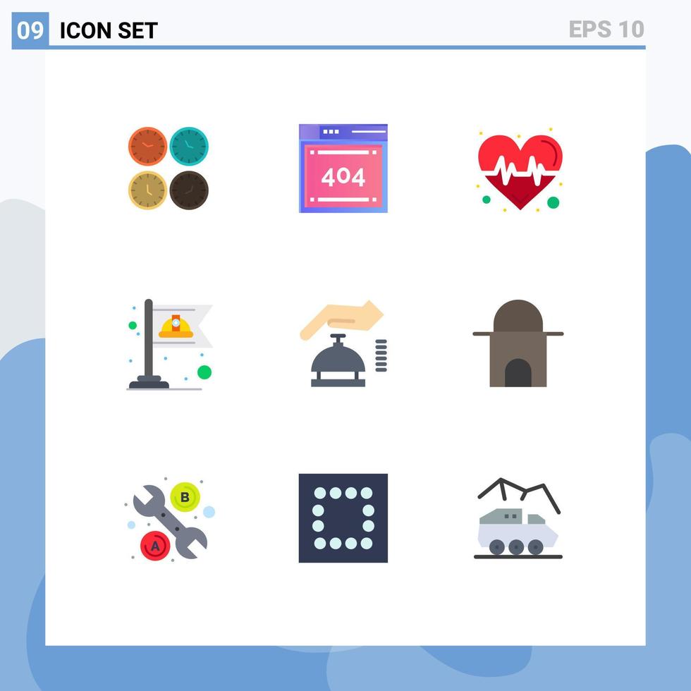 9 Creative Icons Modern Signs and Symbols of labor communist computing science beat Editable Vector Design Elements
