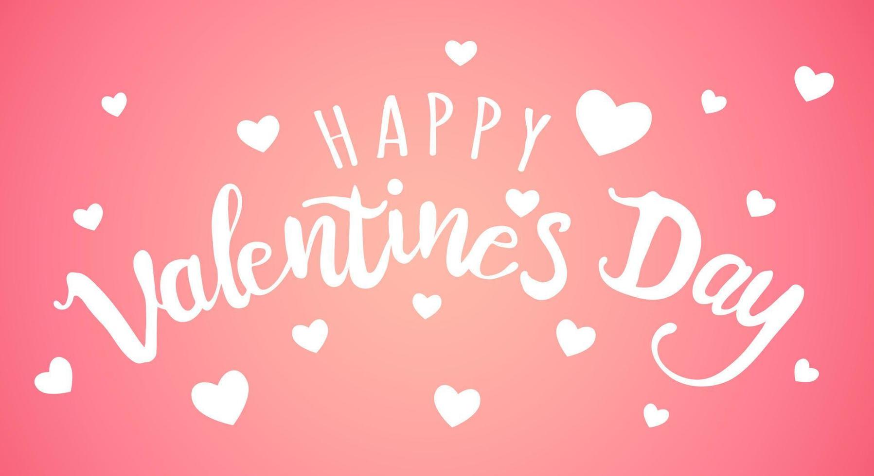 Lettering for Valentines day vector