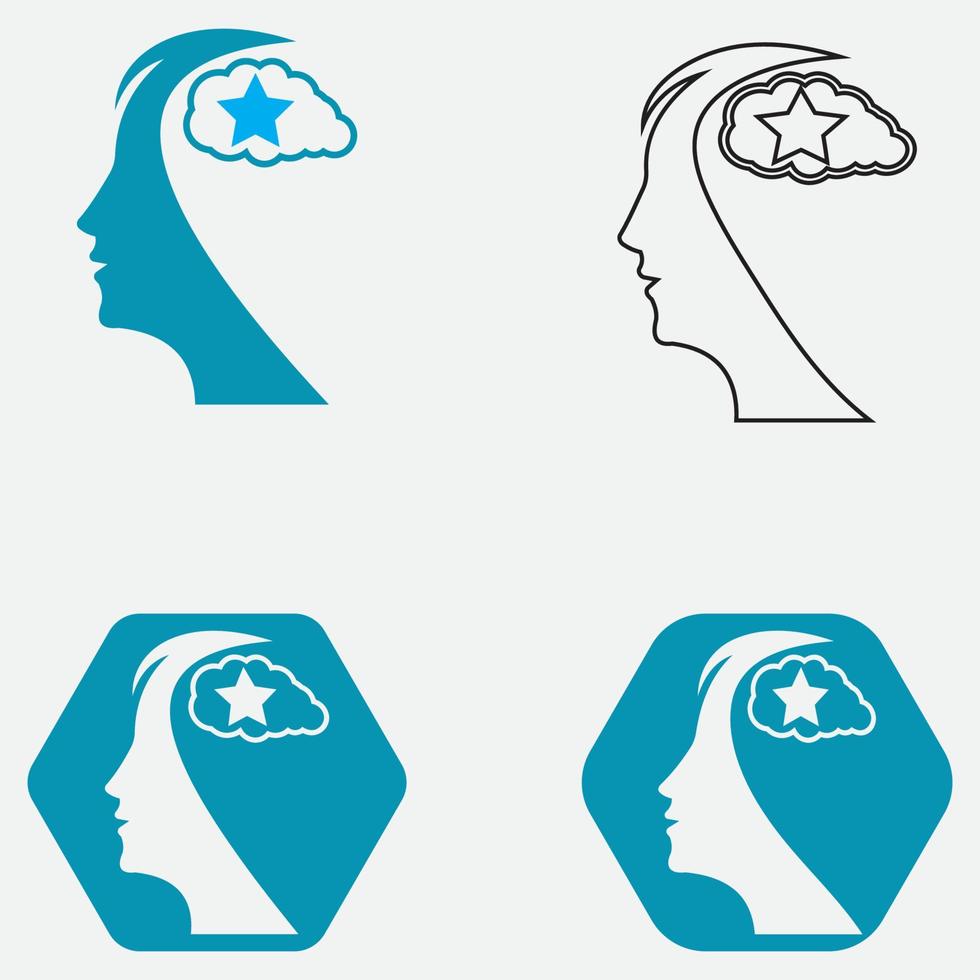 Health Brain vector illustration