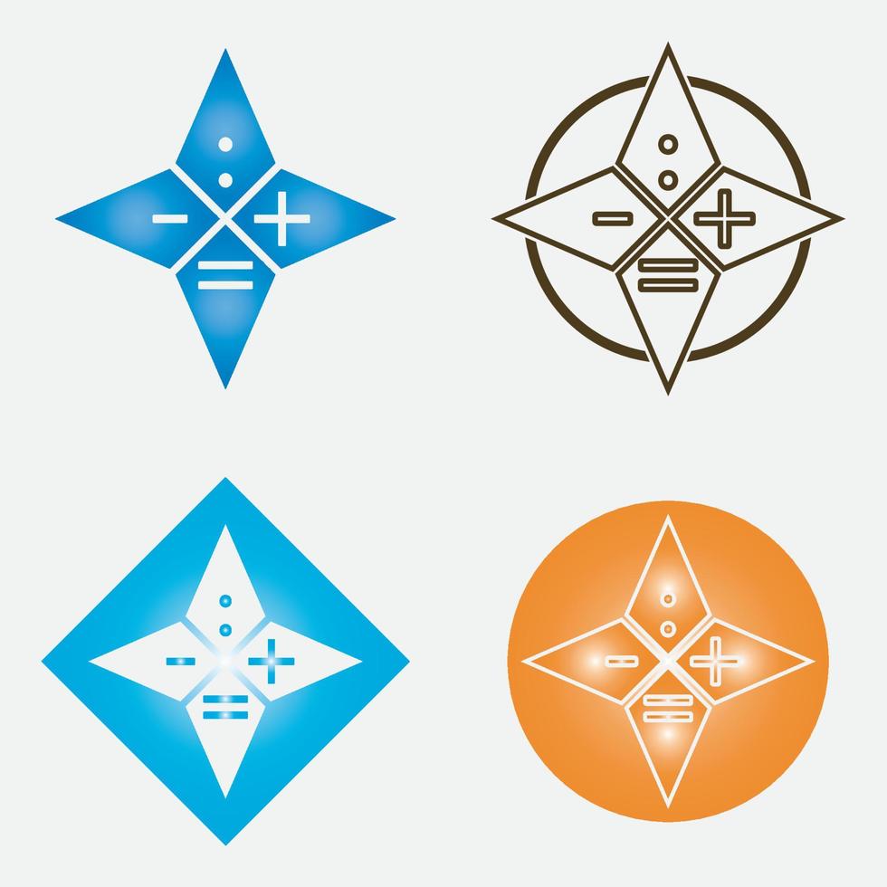 diseño de ilustraciones vectoriales de logotipo de contabilidad vector